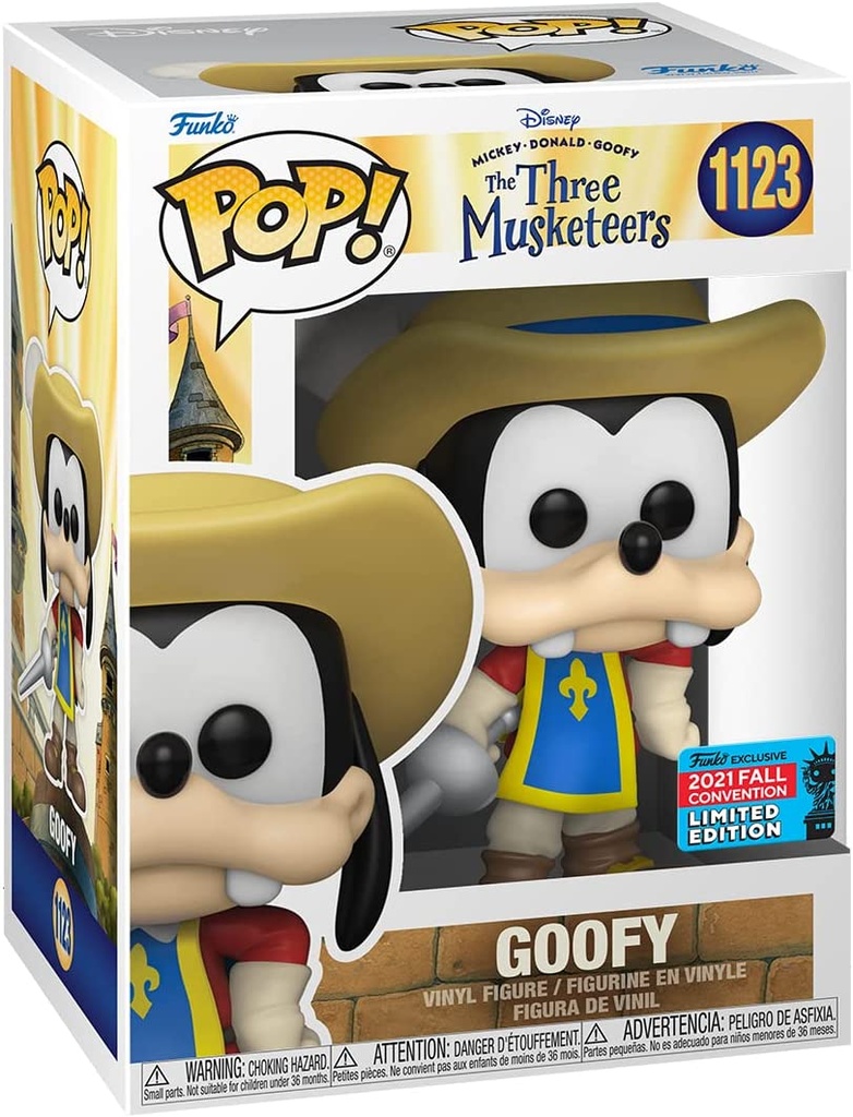 Funko Pop! Disney: Three Musketeers - Goofy, Fall Convention Exclusive 2021