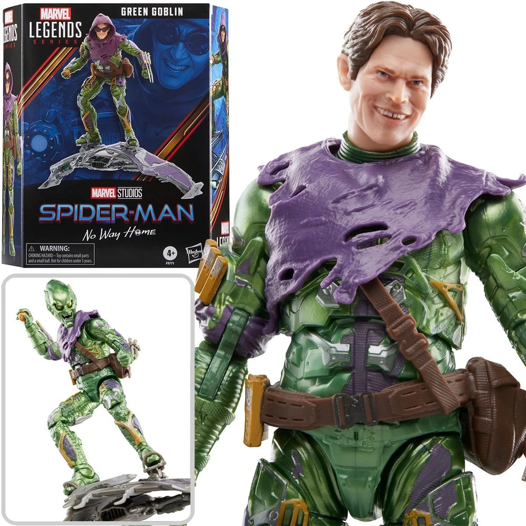 Hasbro Spider-Man Marvel Legends Series Spider-Man: No Way Home Green Goblin Deluxe 6" Preventa