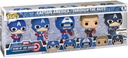 Funko Pop! Marvel: Year of The Shield - Captain America Through The Ages 5 Pack