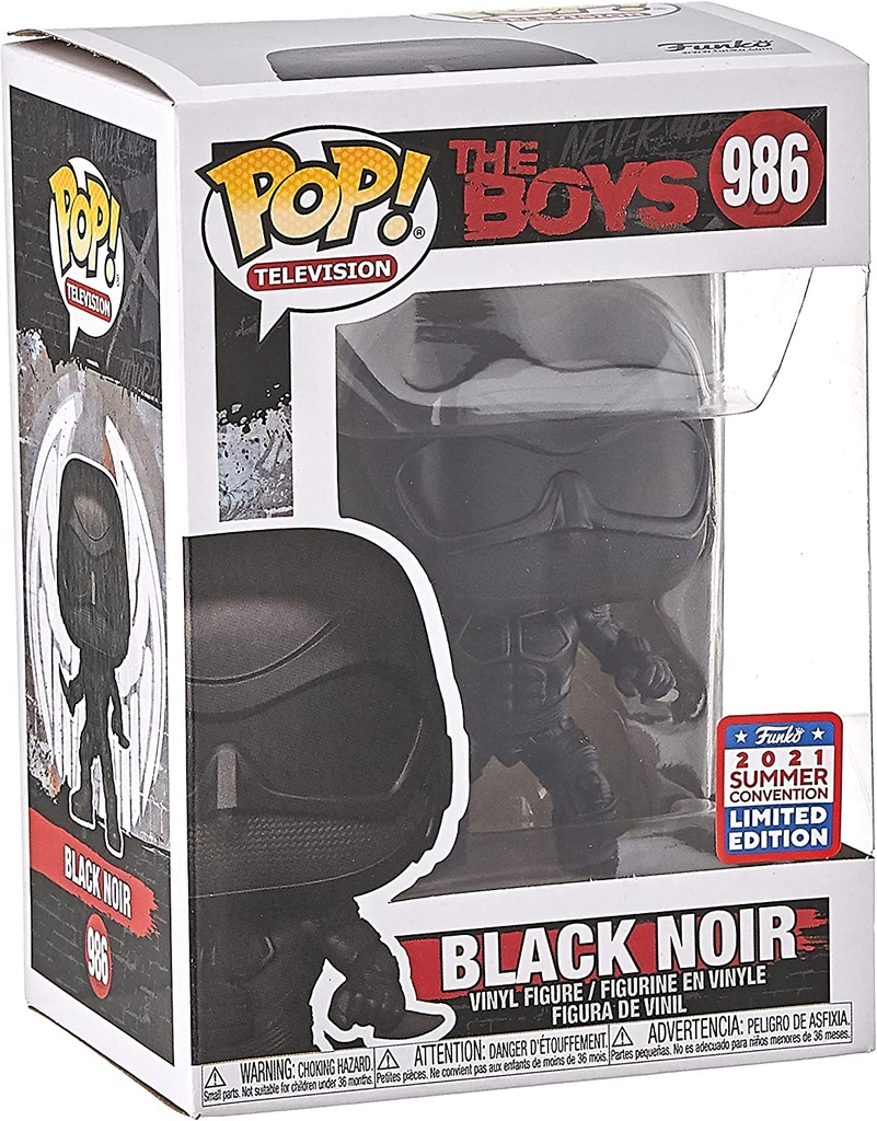 Funko Pop! TV: The Boys - Black Noir, Amazon Funkon Exclusive