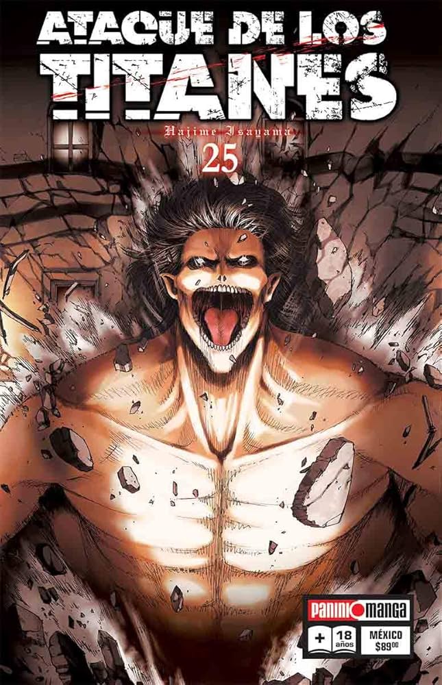 Ataque de los Titanes SNK N. 25 - Manga Attack on Titan