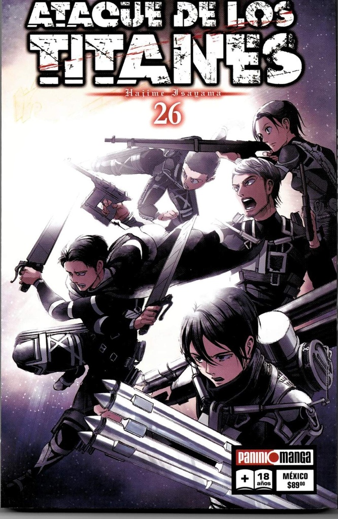 Ataque de los Titanes SNK N. 26 - Manga Attack on Titan