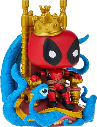 Funko Pop! Marvel Deluxe: King Deadpool on Throne 724