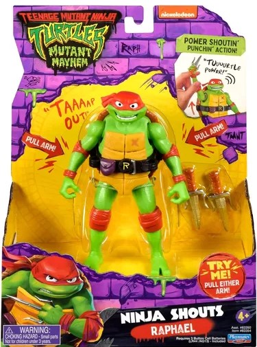 Figura TMNT Ninja Shouts Raphael