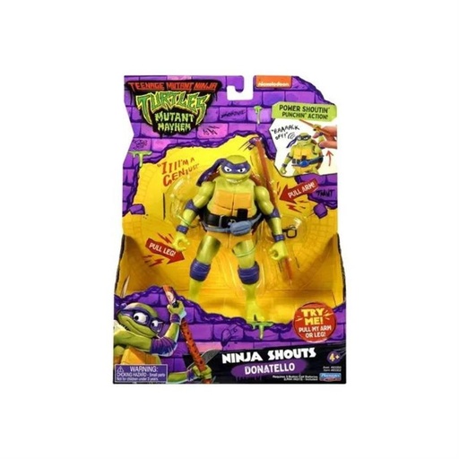 Figura TMNT Ninja Shouts Donatello