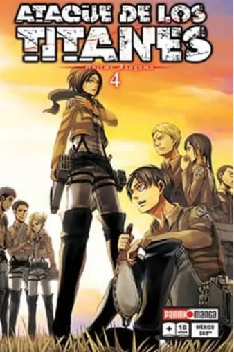 Ataque de los Titanes SNK N. 4 - Manga Attack on Titan