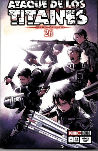 Ataque de los Titanes SNK N. 26 - Manga Attack on Titan