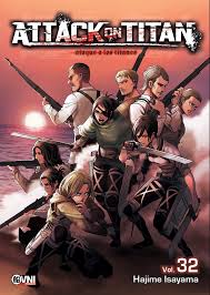 Ataque de los Titanes SNK N. 32 - Manga Attack on Titan