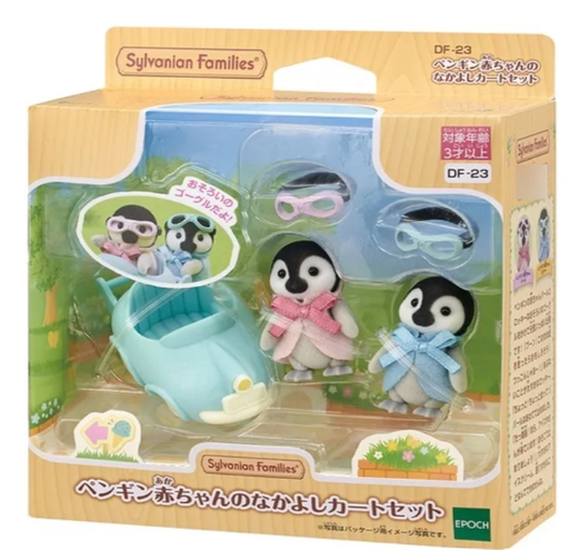 Ternurines Pinguinos bebe con auto