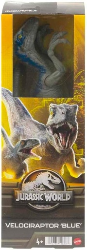 Mattel Jurassic World - Velociraptor Blue