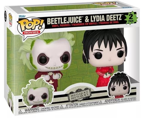 Funko Pop! Beetlejuice & Lydia Deetz 2-Pack