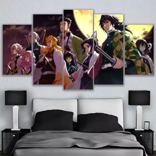 Cuadro Decorativo Demon Slayer - Pilares